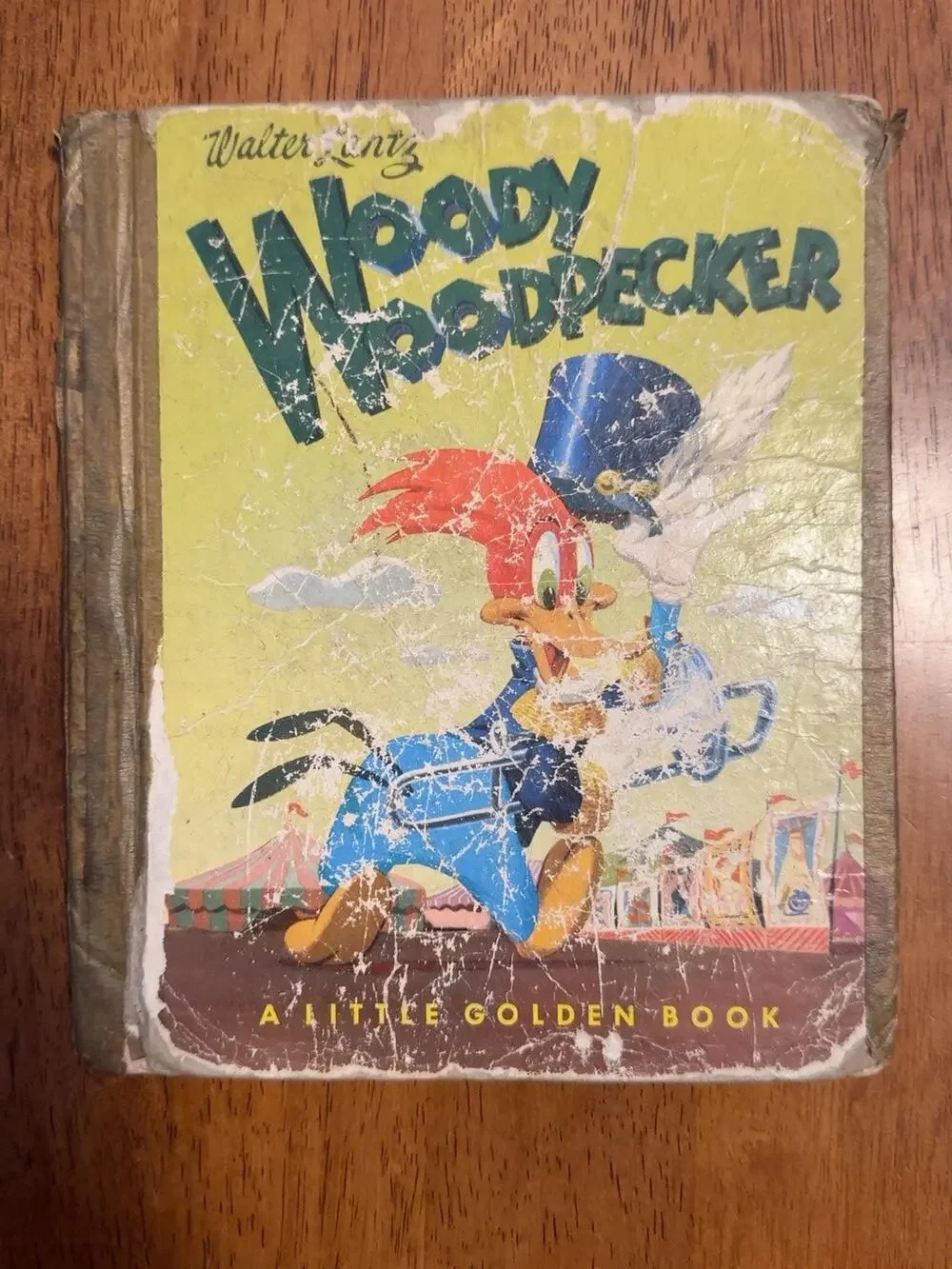Vintage 1952 Walter Lantz Woody Woodpecker Little Golden Book First Edition